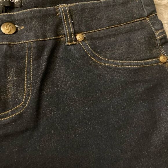 𝅺: : RAMPAGE Low Rise “Shimmer” Denim Shorts : : - Picture 2 of 12